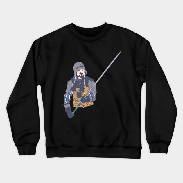 Longsword - Medieval Soldier - Swordsman Crewneck Sweatshirt by DeWinnes